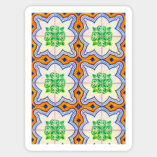 Azulejo #4 — Portuguese tilework Sticker